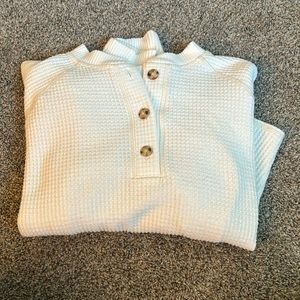 old navy waffle knit top